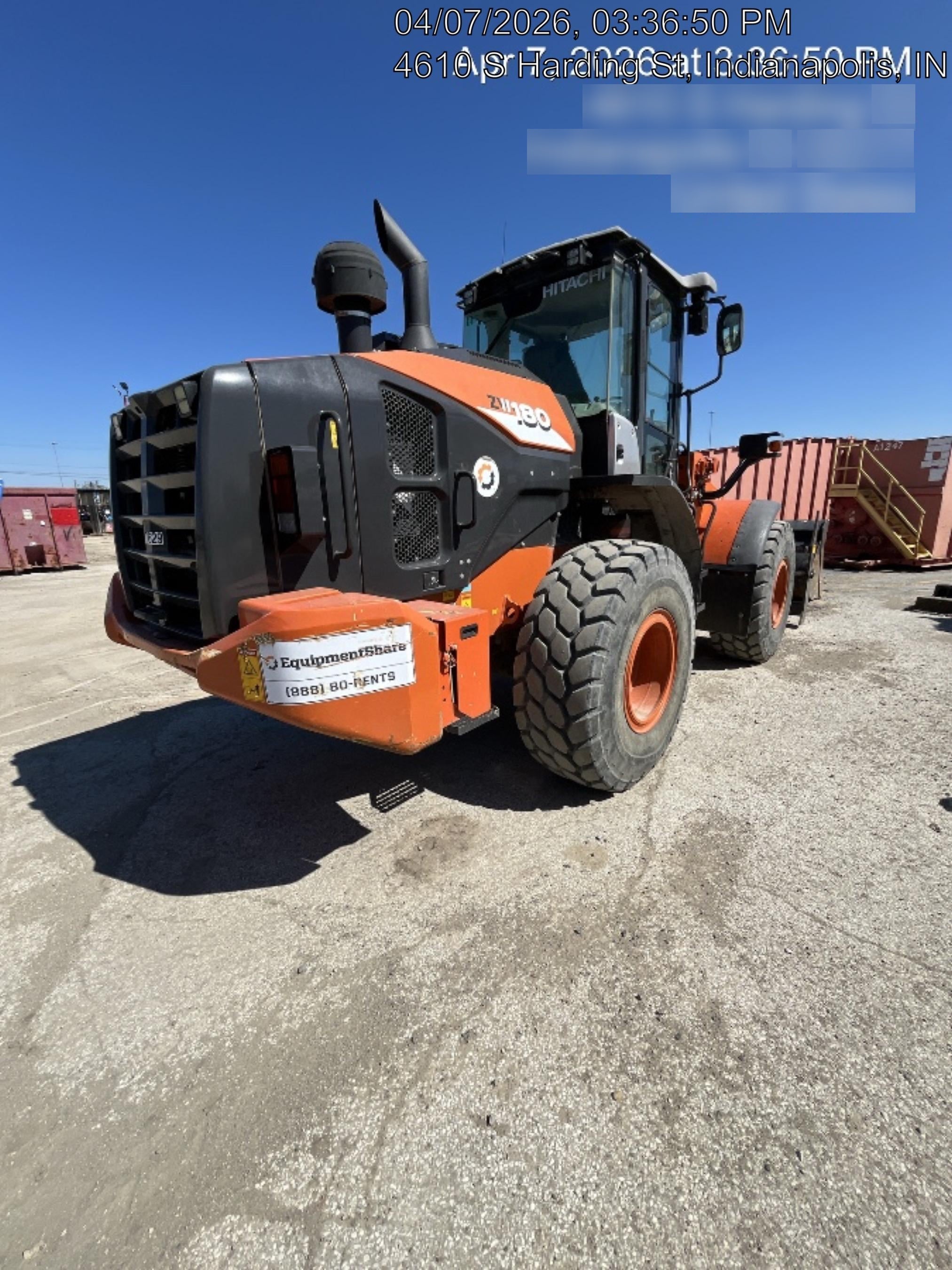 2022 HITACHI ZW180-6
