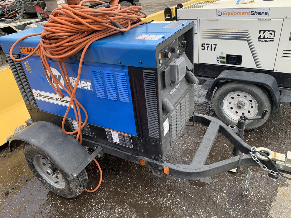 2020 Miller Electric BIG BLUE 400 Trailer Mounted Welder