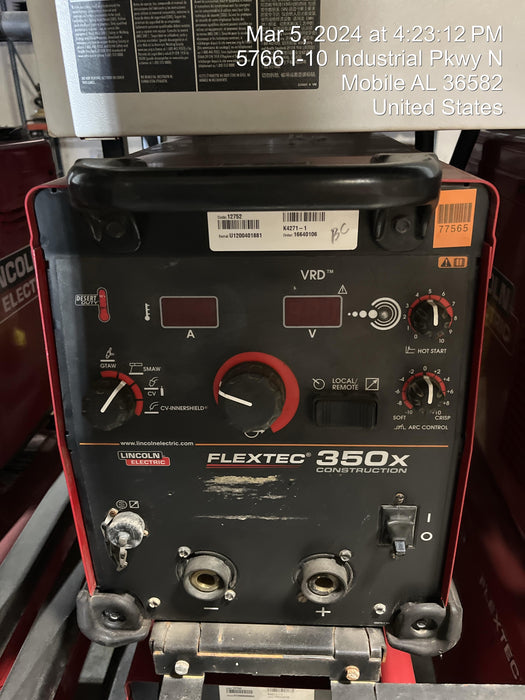 2020 LINCOLN ELECTRIC FLEXTEC 350X