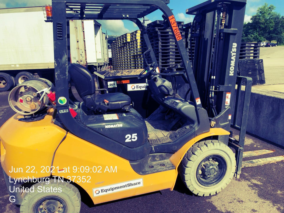 2021 KOMATSU FG25T-16 LP