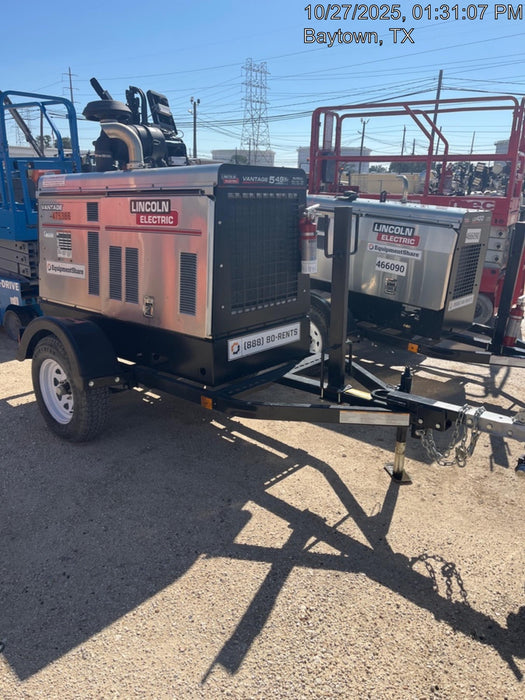 2024 Lincoln Electric Vantage 549X Vantage 549X Ready Pak 3 w/ Telematics & Decals, Stainless (Includes Trailer, Cable Rack, Fender Light Kit), part #K3534-2-RP3MES