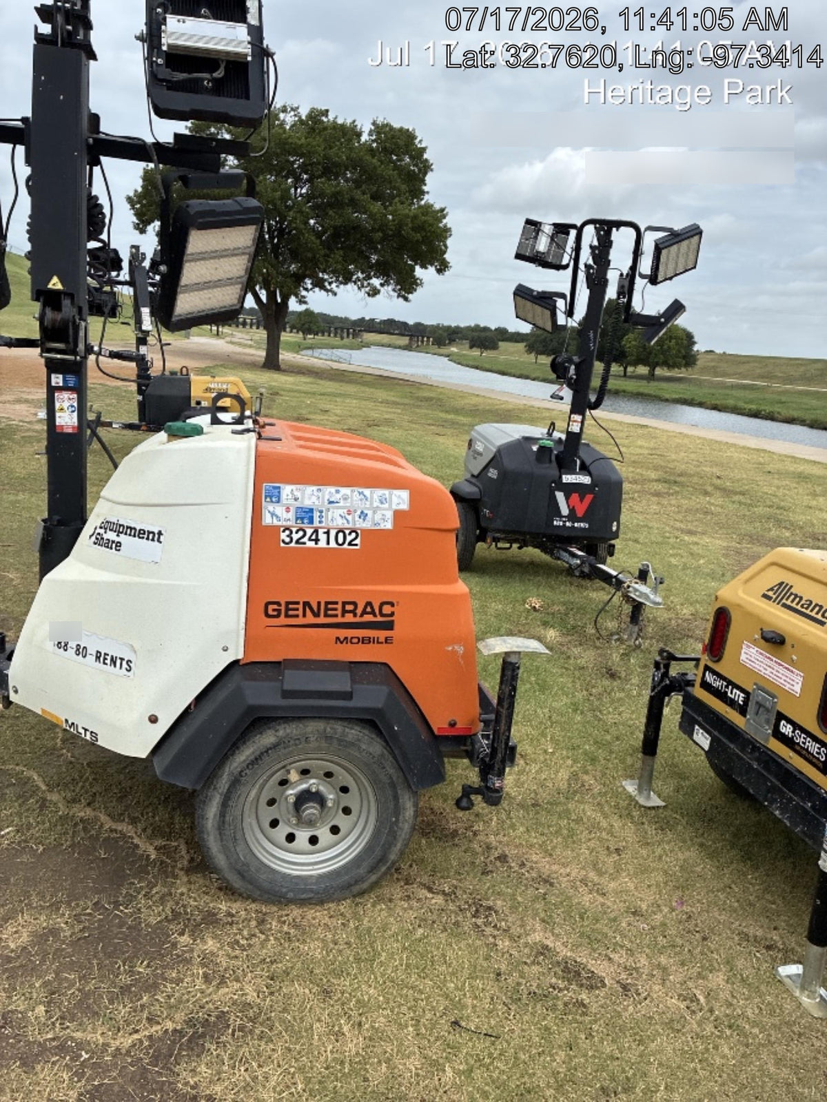 2023 Generac MLT2 Diesel, Flex Switch 120V Input, Powerzone Controller, (4) 320W LED Lights, 4kW Generator, 39.9 Gal Fuel Tank, 2" Ball, T3