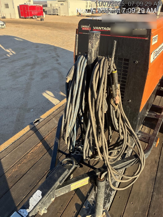 2021 Lincoln Electric Vantage 322 Vantage 322 Ready Pak 3 w/ Decals, ORANGE (includes trailer, cable rack, fender light kit) NO Telematics