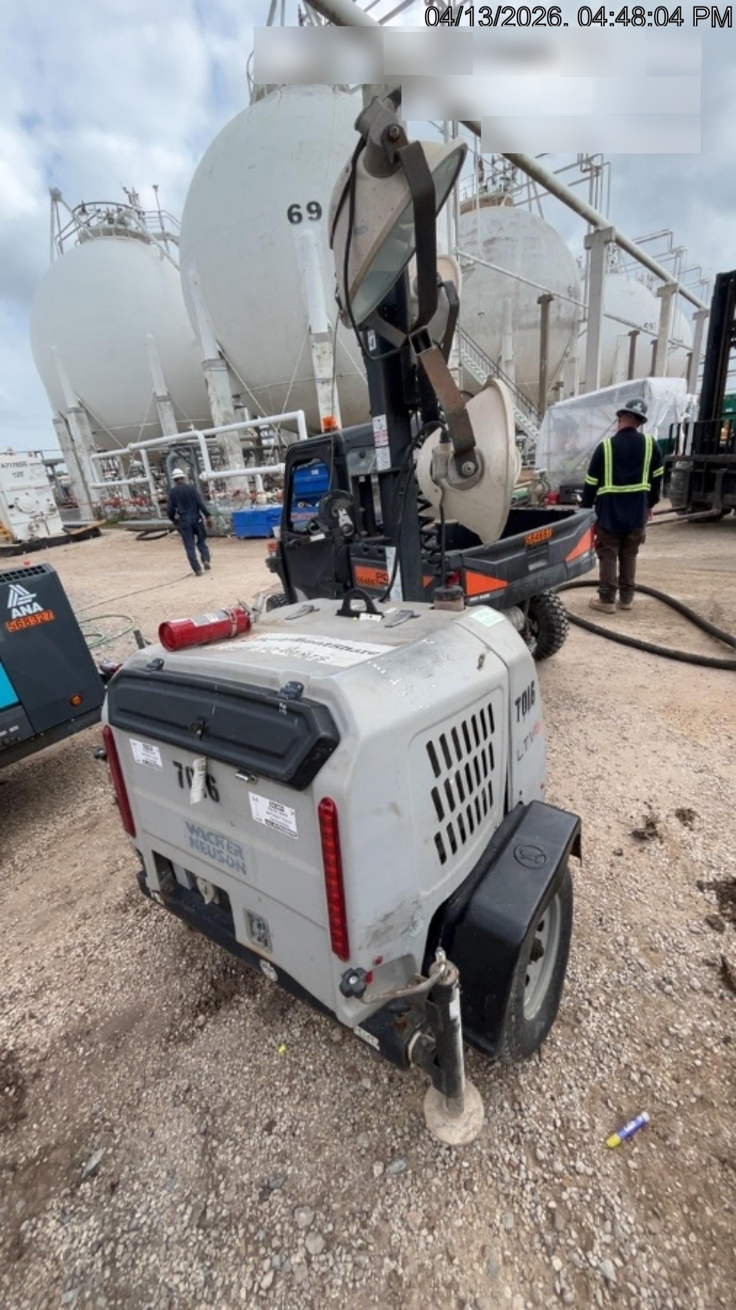 Wacker Neuson LTV6K-MH Wacker Neuson LTV6K Light Tower w/Kubota Engine