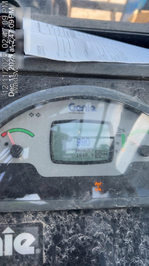 2019 Genie GTH-636 Cab/Heat/AC, Solid RT Tires, LED Work Lights, Beacon 60" QA Carriage, 48" Forks