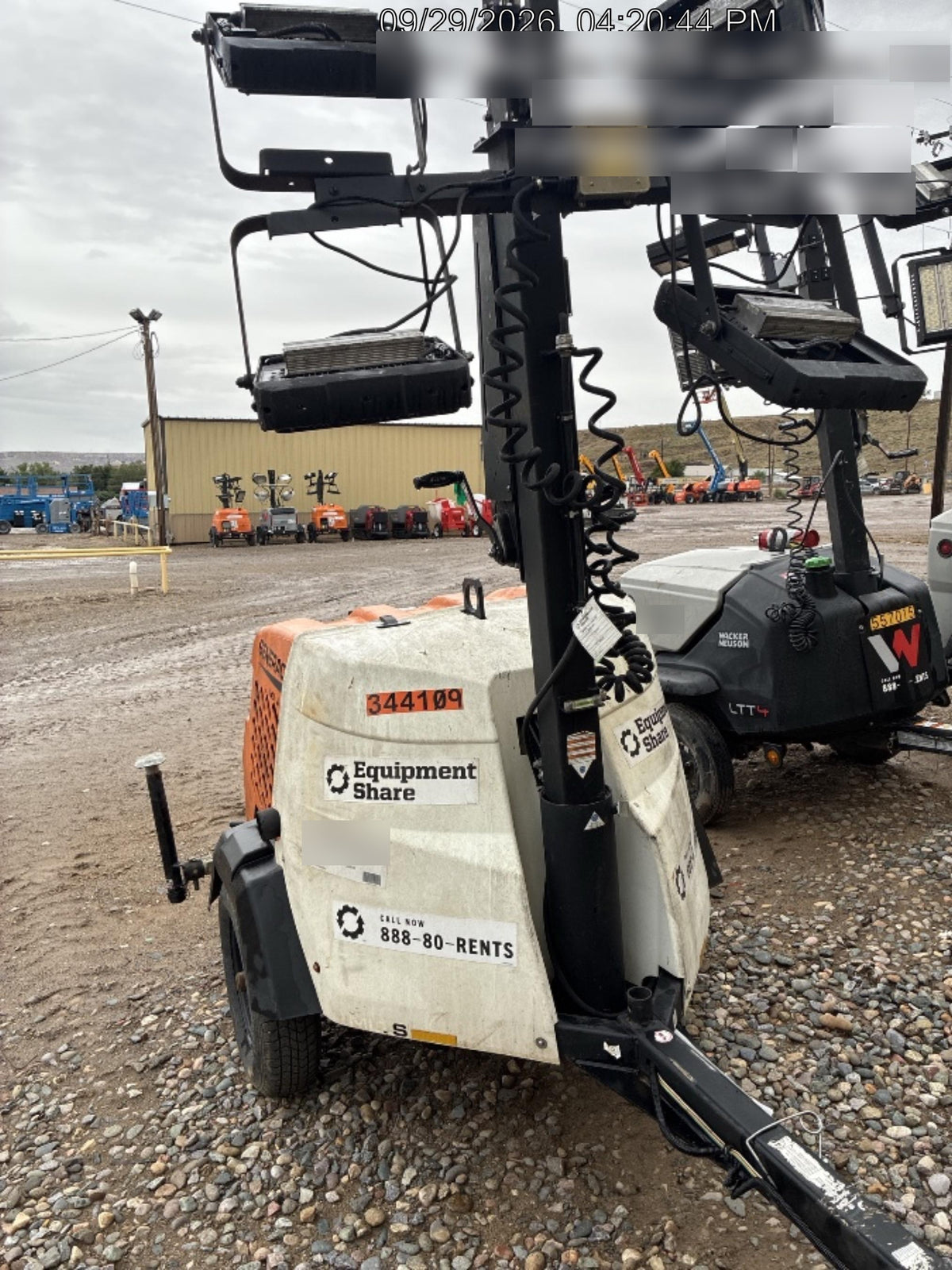 2023 Generac MLT2 Diesel, Flex Switch 120V Input, Powerzone Controller, (4) 320W LED Lights, 4kW Generator, 39.9 Gal Fuel Tank, 2" Ball, T3