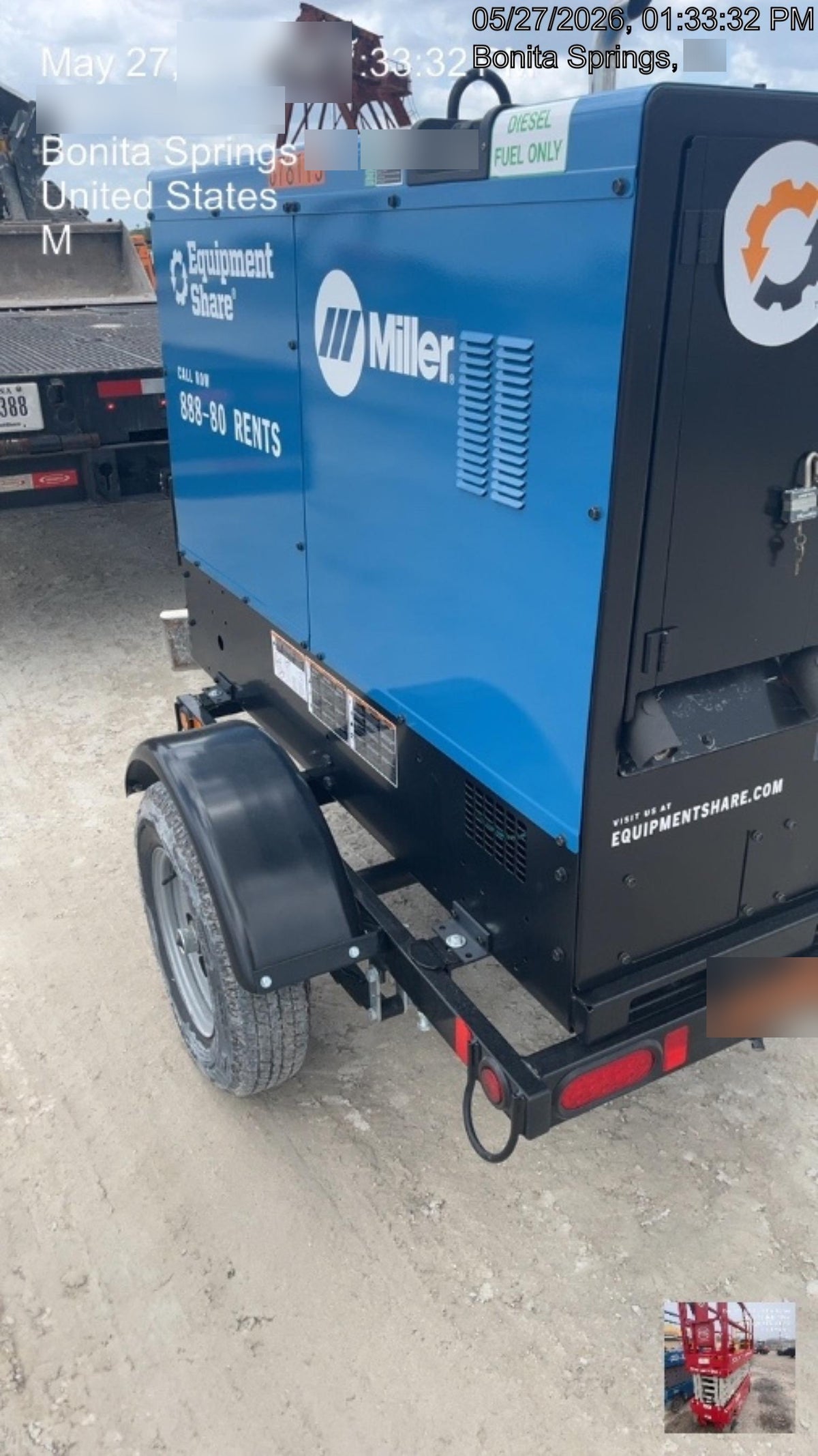2026 MILLER ELECTRIC BIG BLUE 500