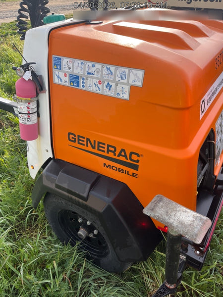 2023 Generac MLT2 Diesel, Flex Switch 120V Input, Powerzone Controller, 
(4) 320W LED Lights, 4kW Generator, 39.9 Gal Fuel Tank, 2" Ball, T3