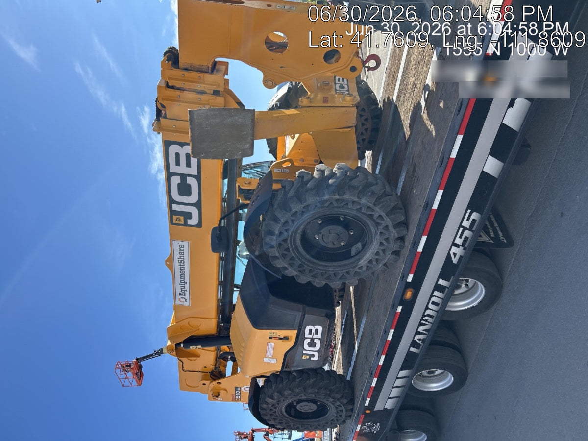 2020 JCB 510-56 Cab/Heat/Air, Solid Tires, Work Lights, Beacon, Aux Hydraulics, Back up Alarm, Lifting Eye, ES Decals