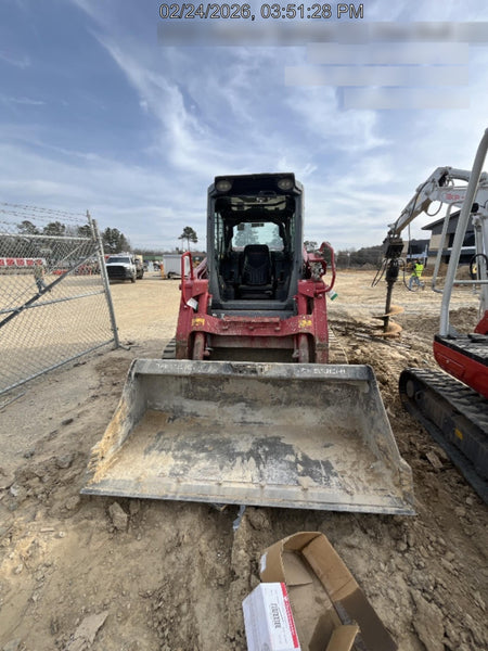 2019 Takeuchi TL12V2C Cab/Heat/AC, Back-up Alarm, Hydraulic QC w/80" HD Tooth Bucket