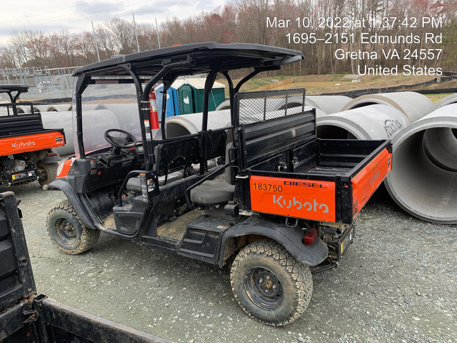 Kubota RTV-X1140W-H Plastic Canopy, Windshield Acrylic Clear, LED Strobe Light, Wire Harness Kit, Back up Alarm