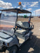 2022 Club Car CA100E Canopy, Fold down Windshield, Beacon, Back up Alarm, All-Trail Trials, HD 8 V Batteries, Trailer Hitch and Ball