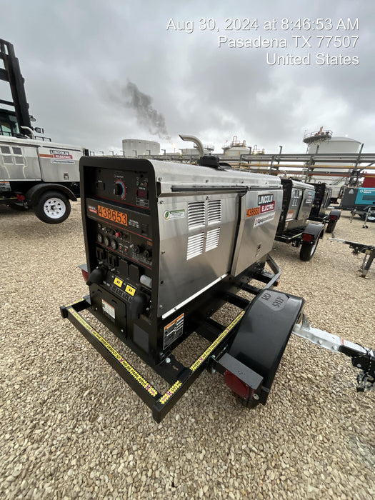 2024 Lincoln Electric LE400 Kubota V1505, Trlr, Cable Rack, Light Kit, ES Decals, T3