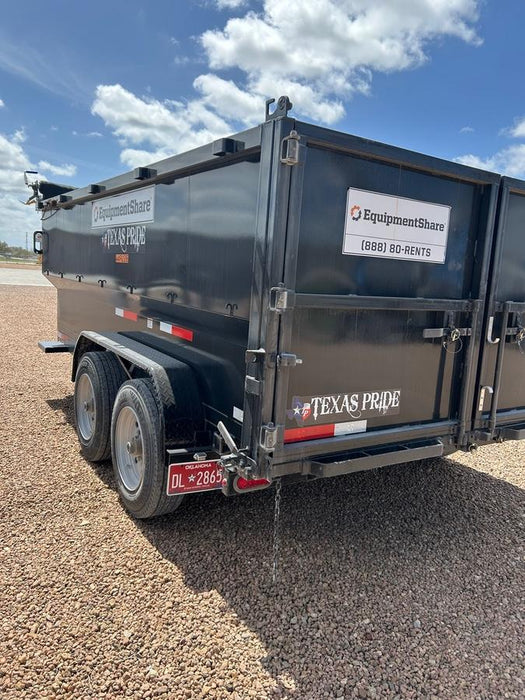 2025 TEXAS PRIDE TRAILERS 14'L x 7'W 5 Cu Yd Trunnion Hydraulic Dump