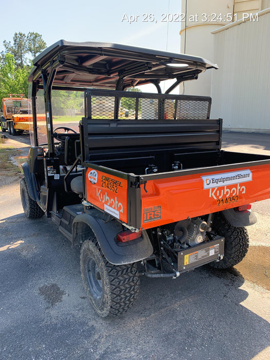 2022 Kubota RTV-X1140W-H Plastic Canopy, Windshield Acrylic Clear, LED Strobe Light, Wire Harness Kit, Back up Alarm