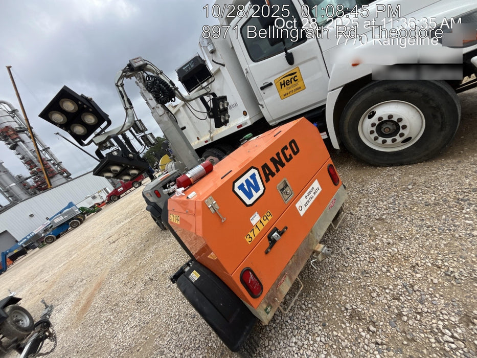 2023 Wanco WLTT-4MM4K Diesel, Deep Sea Controller, Shore Power Plug, Auto Start, (4) 350W LED Floodlights, 4kW Generator, 60 Gal Fuel Tank, 2" Ball, T3
