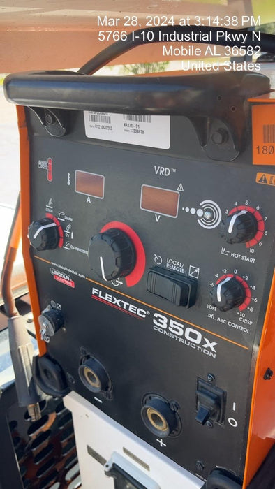 2021 LINCOLN ELECTRIC FLEXTEC 350X