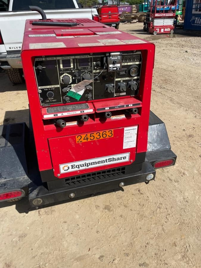 2022 Shindaiwa DGW400MDL Kubota D902 Engine, 23 HP, Dual Op Welder, Wire, Arc, Droop Stick, Tig, and CC Stick Functionality, Simulphase, 3 Phase and 1 Phase Gen Output, Single Axle NB Trlr, Slr Trckl Chrg 12V 12W, Fire Ext
