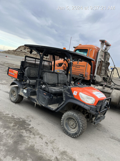 2020 Kubota RTV-X1140W-H 4WD, LED Strobe, Windshield Acrylic Clear, Plastic Canopy, Wire Harness Kit, Backup Alarm