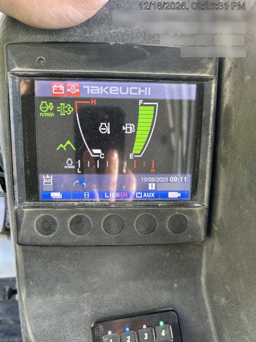 2020 Takeuchi TB290C Cab/Heat/Air, Rubber Tracks, Manual TAG QC