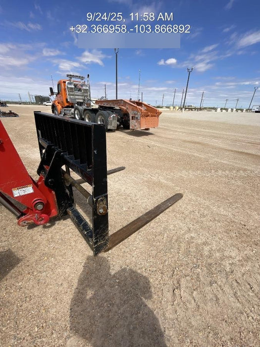 2020 Manitou MTA10055 Canopy, LED Work Lights, Solid Tires, Lift Hook, Beacon, Auxiliary Hydraulics w/66" Carriage and 60" Forks