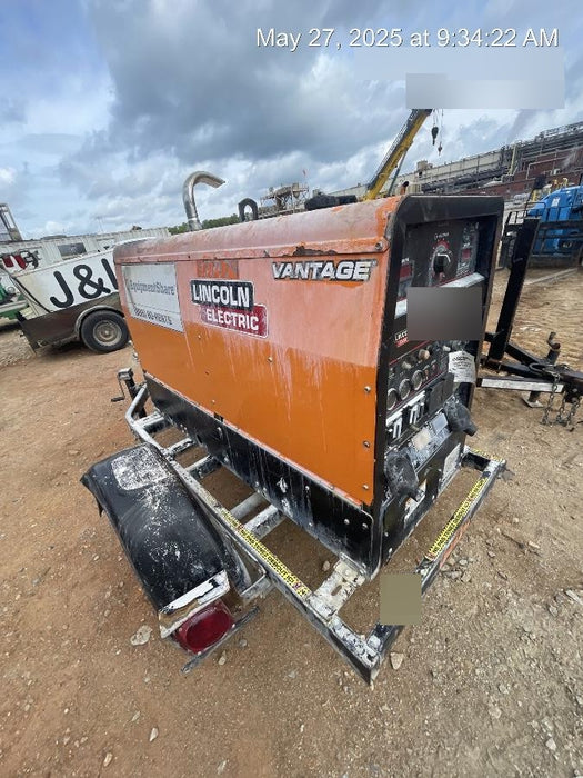 2021 Lincoln Electric Vantage 322 Vantage 322 Ready Pak 3 w/ Decals, ORANGE (includes trailer, cable rack, fender light kit) NO Telematics