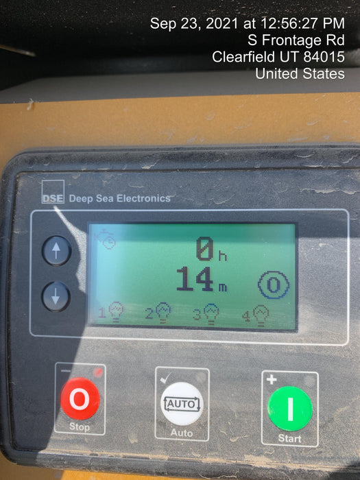 2021 Allmand NLV3GR (4) LED Light Fixture 350W, 23' Vertical Mast, 3kW Prime, Towable, Deep Sea L401, Leveling Jacks, Yanmar T4F 5.8hp