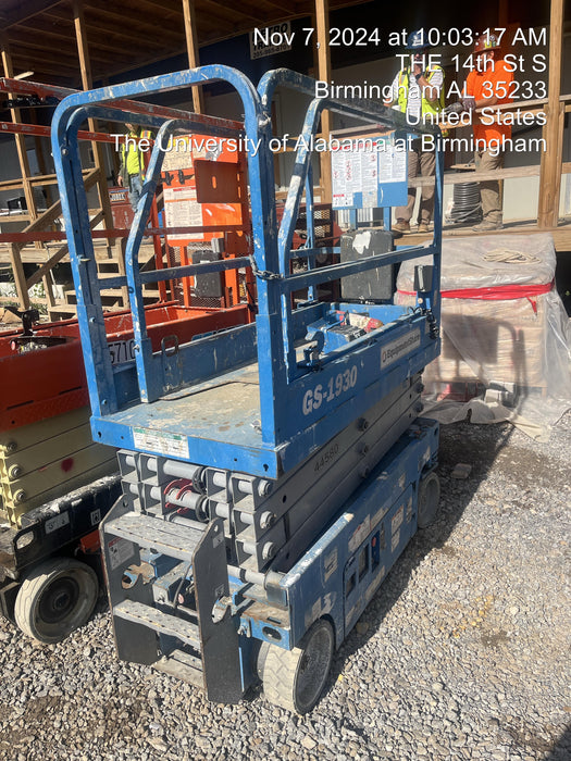 2019 Genie GS-1930 Fixed rails with chain Entry