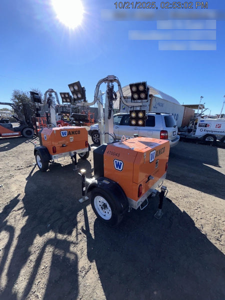2024 Wanco WLTT-4MM4K Diesel, Deep Sea Controller, Shore Power Plug, Auto Start, (4) 350W LED Floodlights, 4kW Generator, 60 Gal Fuel Tank, 2" Ball, T3