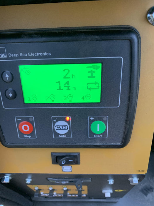 2021 Allmand NLV3GR (4) LED Light Fixture 350W, 23' Vertical Mast, 3kW Prime, Towable, Deep Sea L401, Leveling Jacks, Yanmar T4F 5.8hp