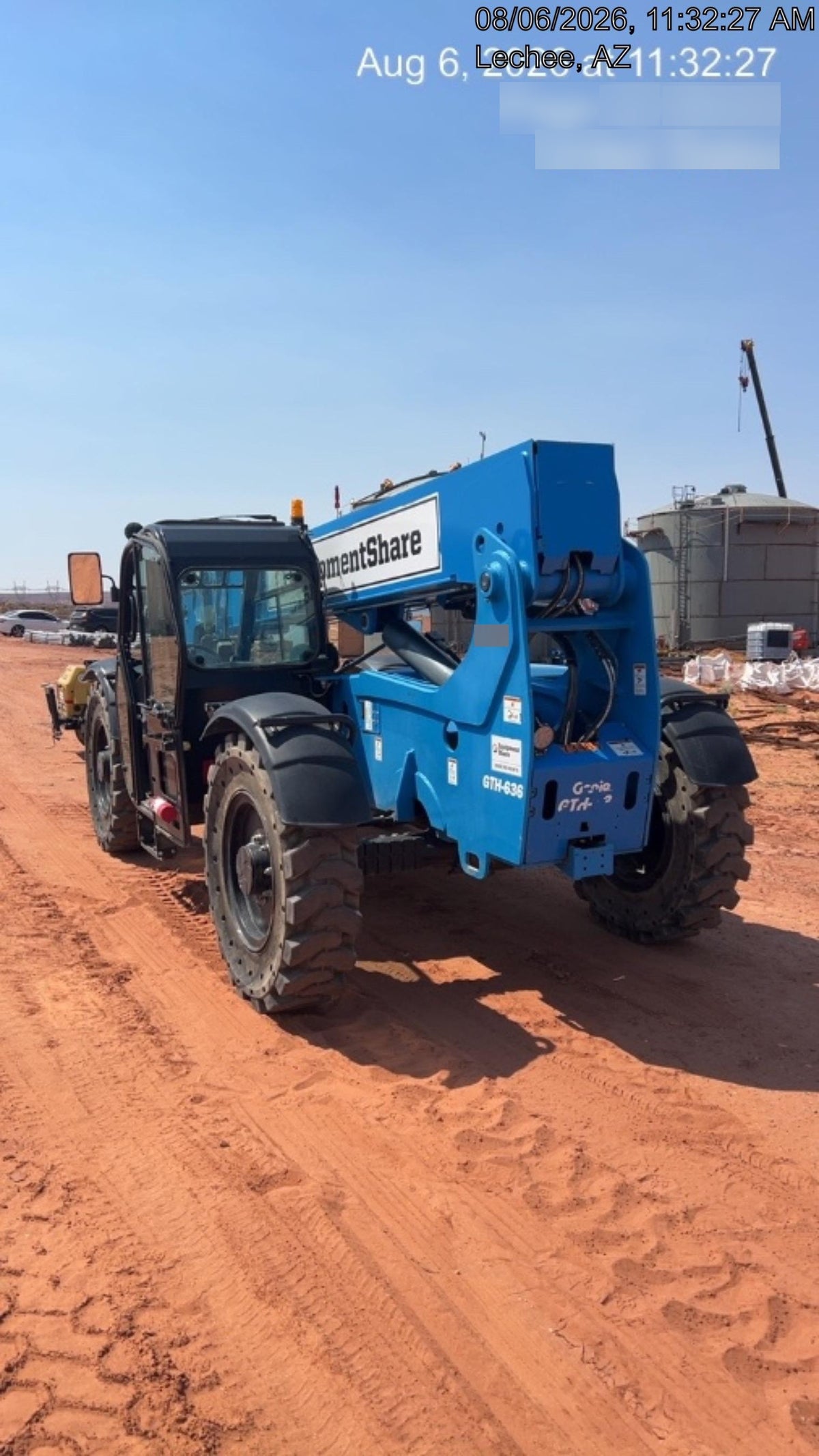 2020 Genie GTH-636 Cab/Heat/Air, Solid Tires, Work Lights, Beacon, Aux Hydraulics, Back up Alarm