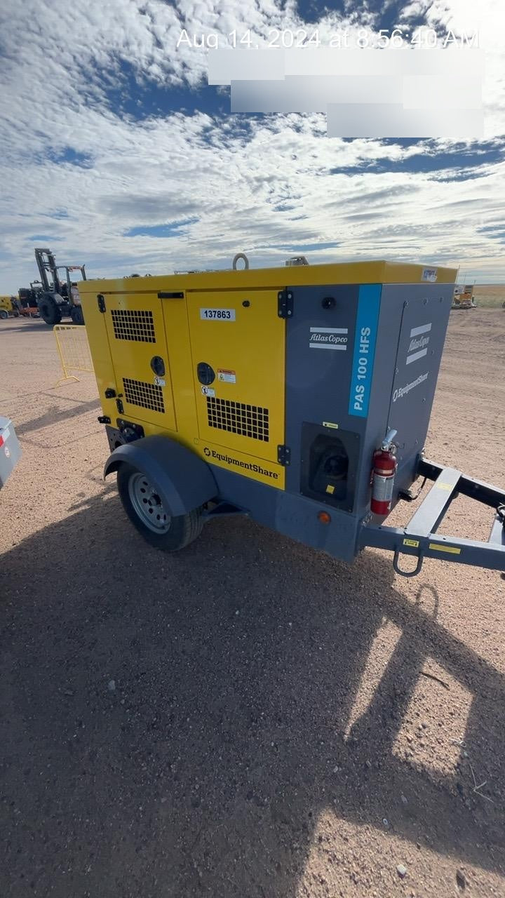 2021 ATLAS COPCO PAS 100 HF CS Enclosed