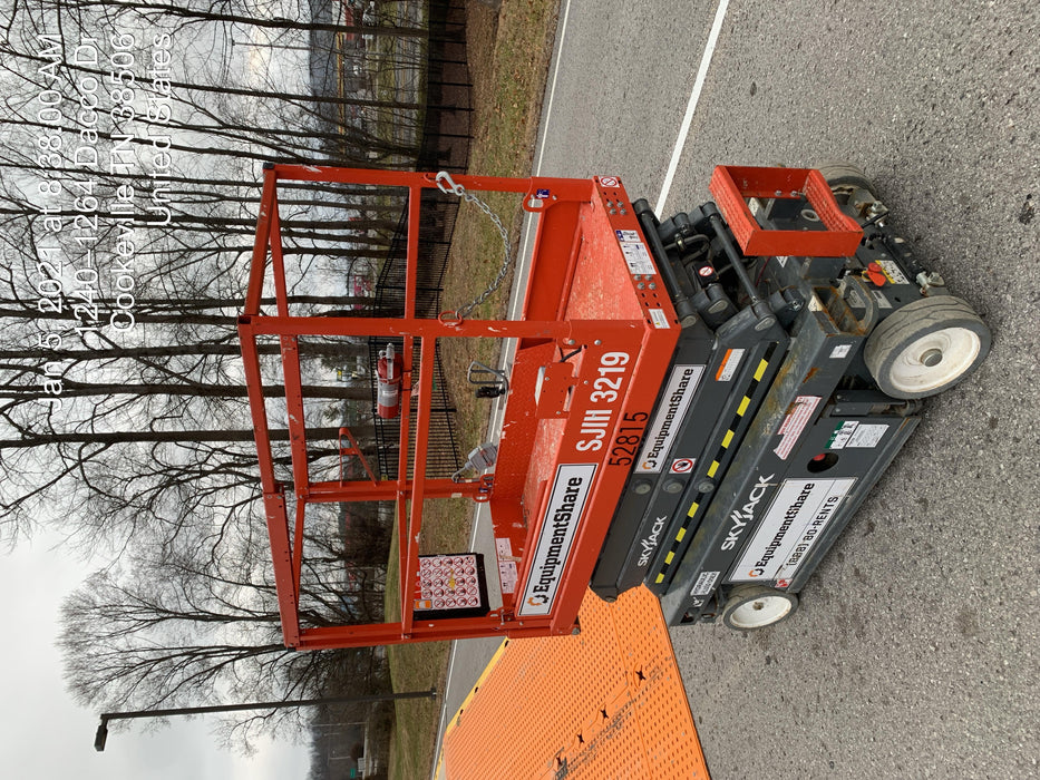 2019 Skyjack SJIII-3219 Standard Options, Trojan Batteries