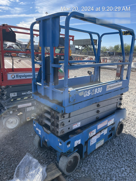 2019 Genie GS-1930 Fixed rails with chain Entry