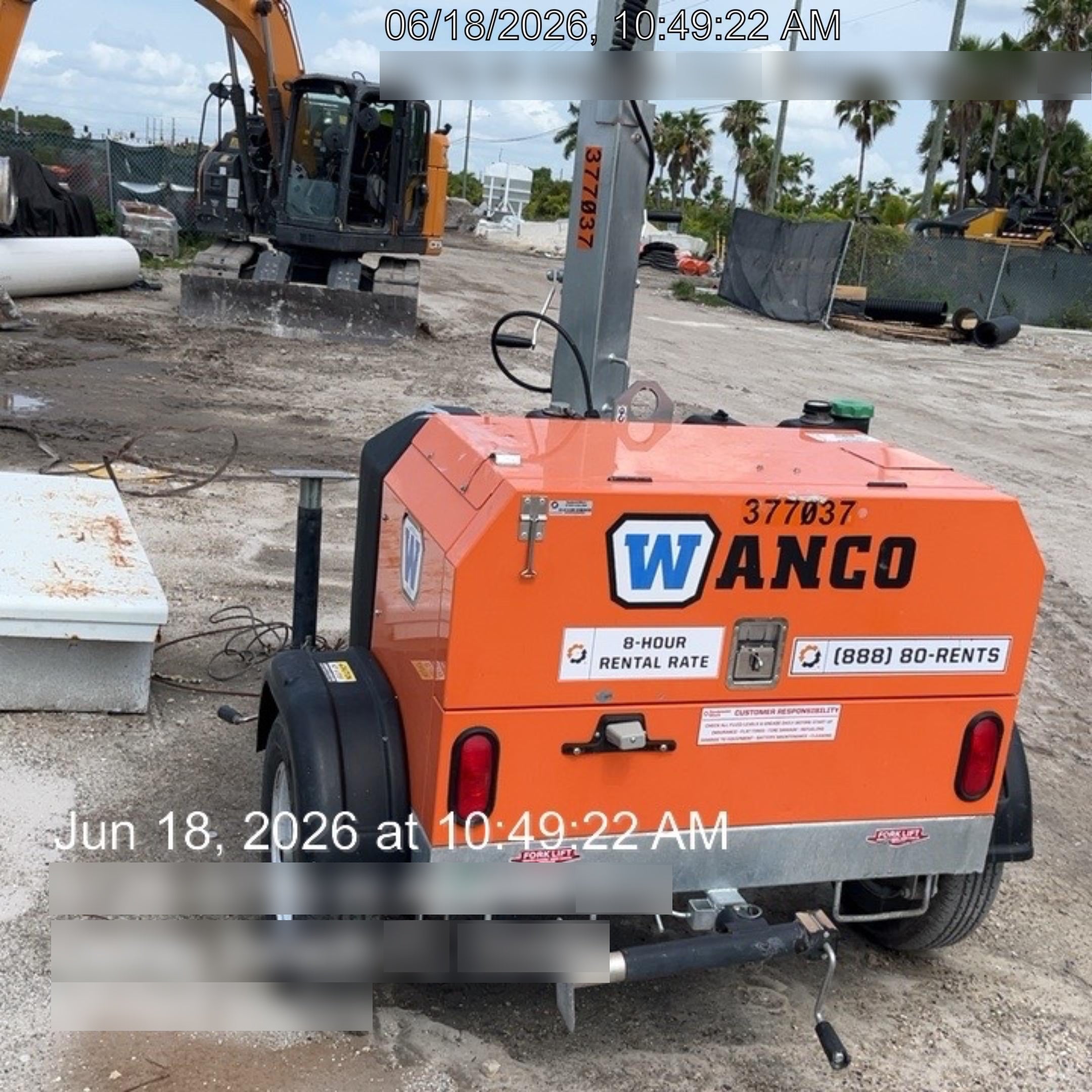2023 Wanco WLTT-4MM4K Diesel, Deep Sea Controller, Shore Power Plug, Auto Start, (4) 350W LED Floodlights, 4kW Generator, 60 Gal Fuel Tank, 2" Ball, T3