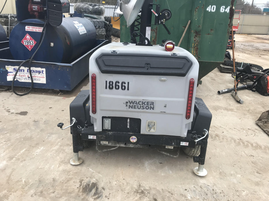 2018 Wacker Neuson LTV6L-MH Wacker Neuson LTV6L Mobile Light Tower w/Fuel Level Sensor Installed