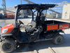 2022 Kubota RTV-X1140W-H Plastic Canopy, Windshield Acrylic Clear, LED Strobe Light, Wire Harness Kit, Back up Alarm
