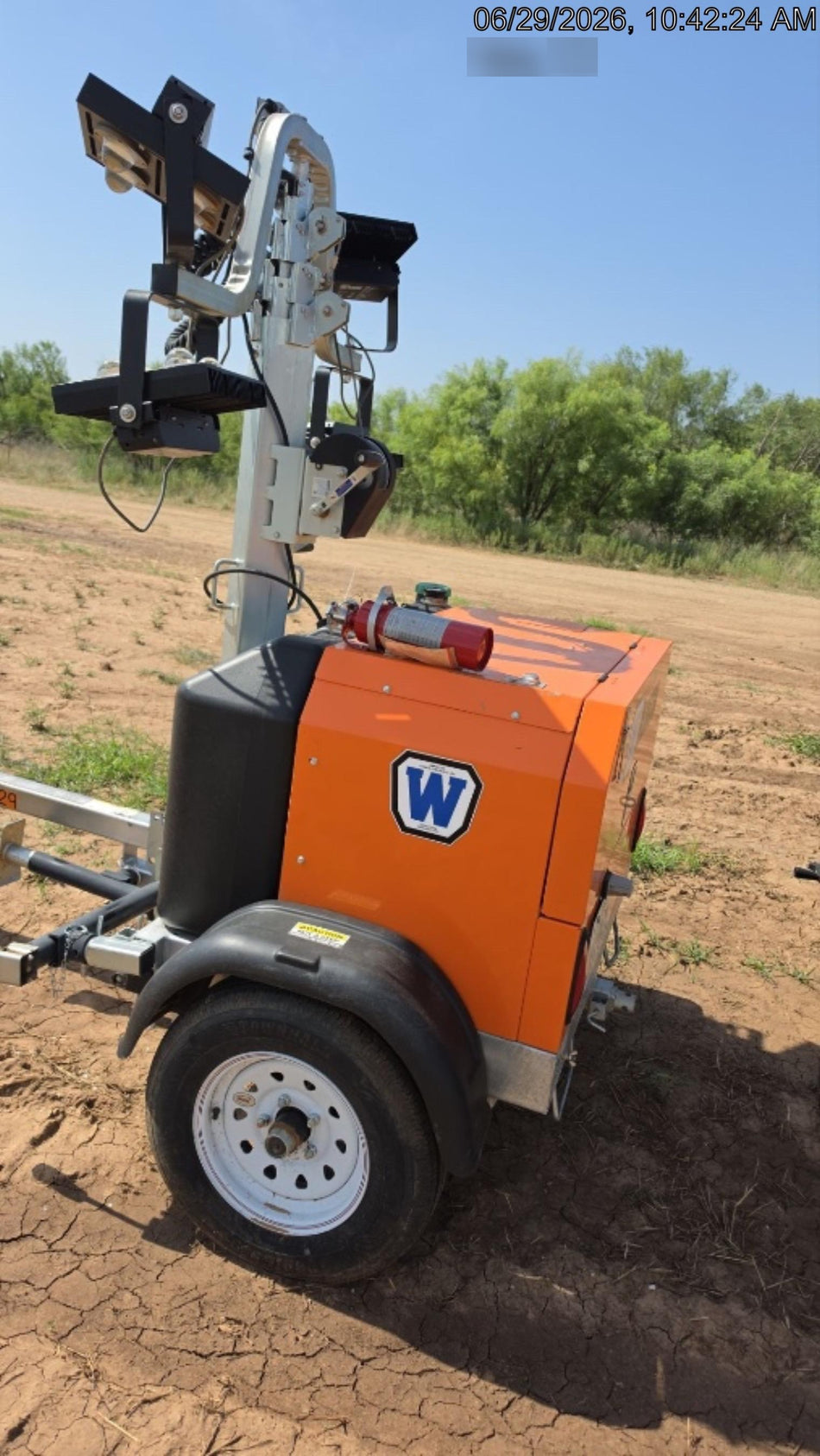 2024 Wanco WLTT-4MM4K Diesel, Deep Sea Controller, Shore Power Plug, Auto Start, (4) 350W LED Floodlights, 4kW Generator, 60 Gal Fuel Tank, 2" Ball, T3
