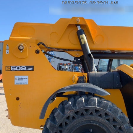 2020 JCB 509-42 Canopy, Solid Tires, Work Lights, Beacon, Aux Hydraulics, Back up Alarm, Lifting Eye, ES Decals