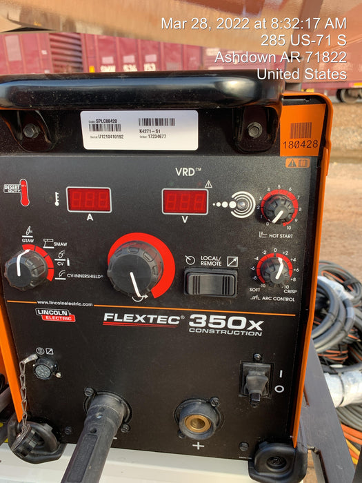 2021 LINCOLN ELECTRIC FLEXTEC 350X