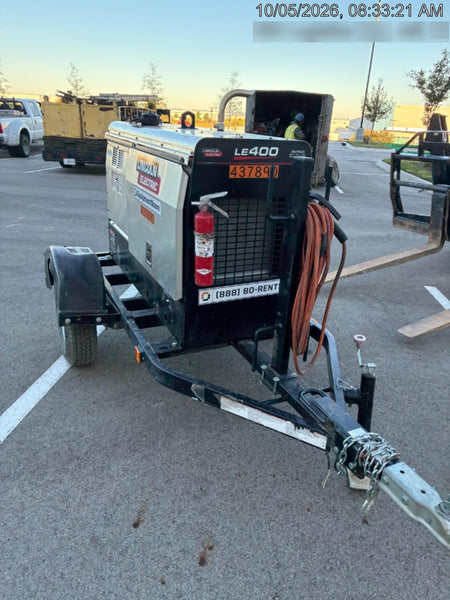 2024 Lincoln Electric LE400 Kubota V1505, Trlr, Cable Rack, Light Kit, ES Decals, T3