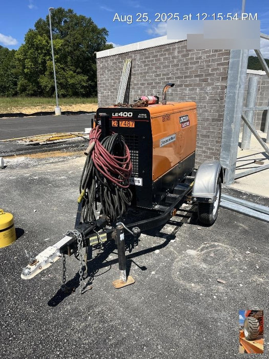 2022 Lincoln Electric LE400 Kubota V1505, Trlr, Cable Rack, Light Kit, ES Decals, T3