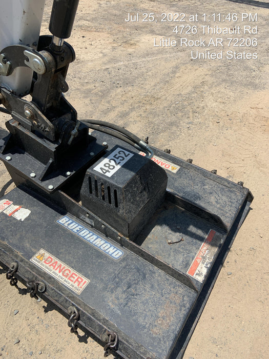 2019 BLUE DIAMOND 42" Brush Cutter, Mini Excavator