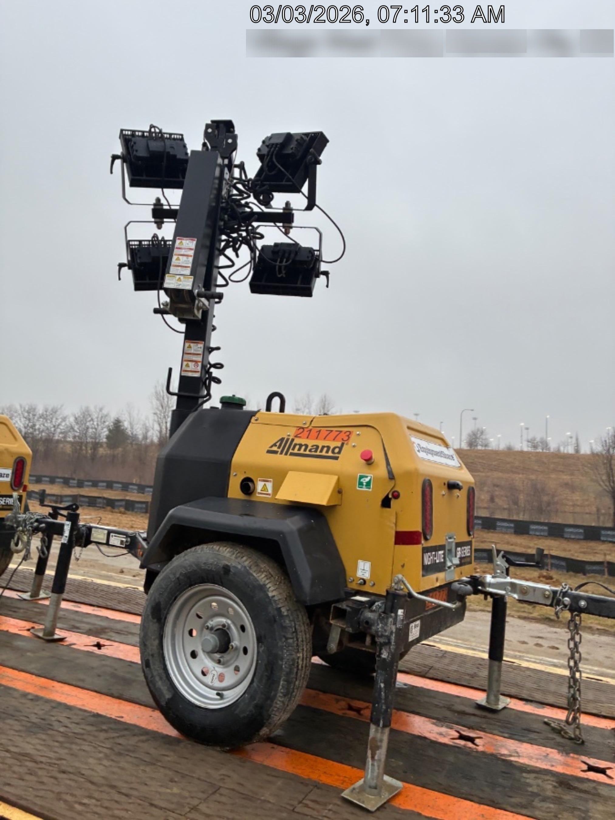 2024 Wanco WLTT-4MM4K Diesel, Deep Sea Controller, Shore Power Plug, Auto Start, (4) 350W LED Floodlights, 4kW Generator, 60 Gal Fuel Tank, 2" Ball, T3