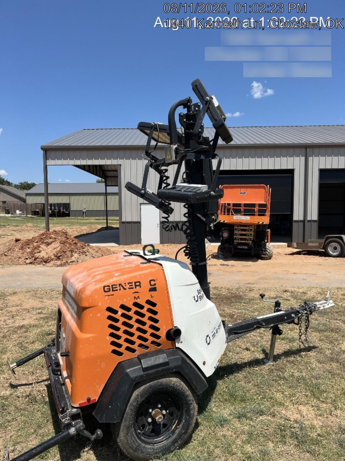 2023 Generac MLT2 Diesel, Flex Switch 120V Input, Powerzone Controller, (4) 320W LED Lights, 4kW Generator, 39.9 Gal Fuel Tank, 2" Ball, T3
