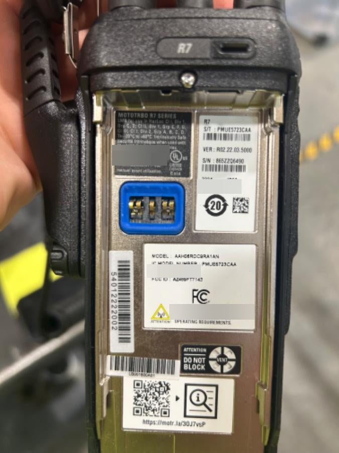 2023 MOTOROLA R7 NON-DISPLAY