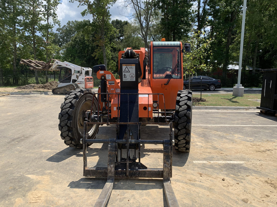 2019 Skytrak 6036 Cab/Heat/Air, Solid Tires, LED Work Lights, Beacon w/50" Carriage, 48" Pallet Forks