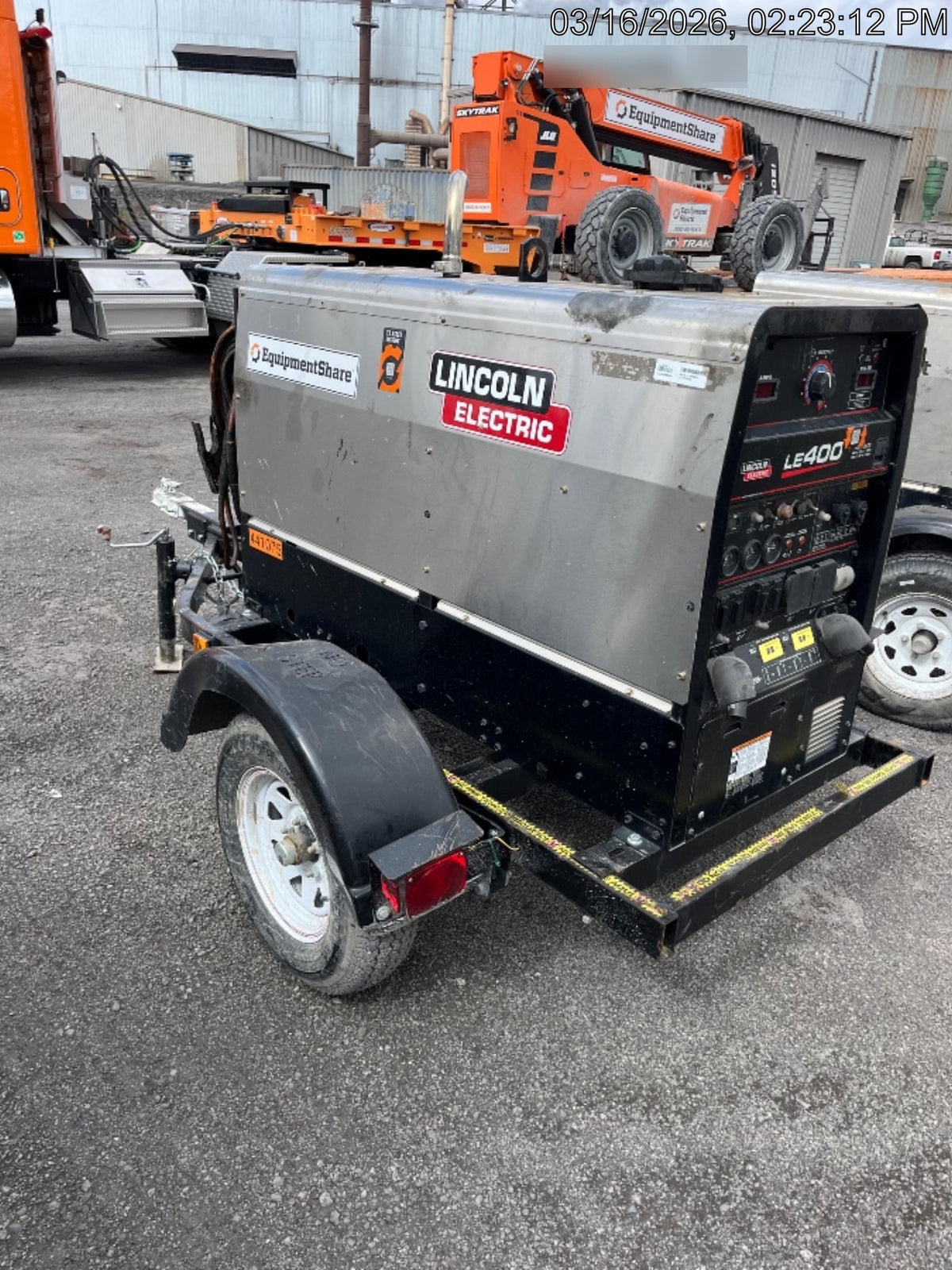 2024 Lincoln Electric LE400 Kubota V1505, Trlr, Cable Rack, Light Kit, ES Decals, T3