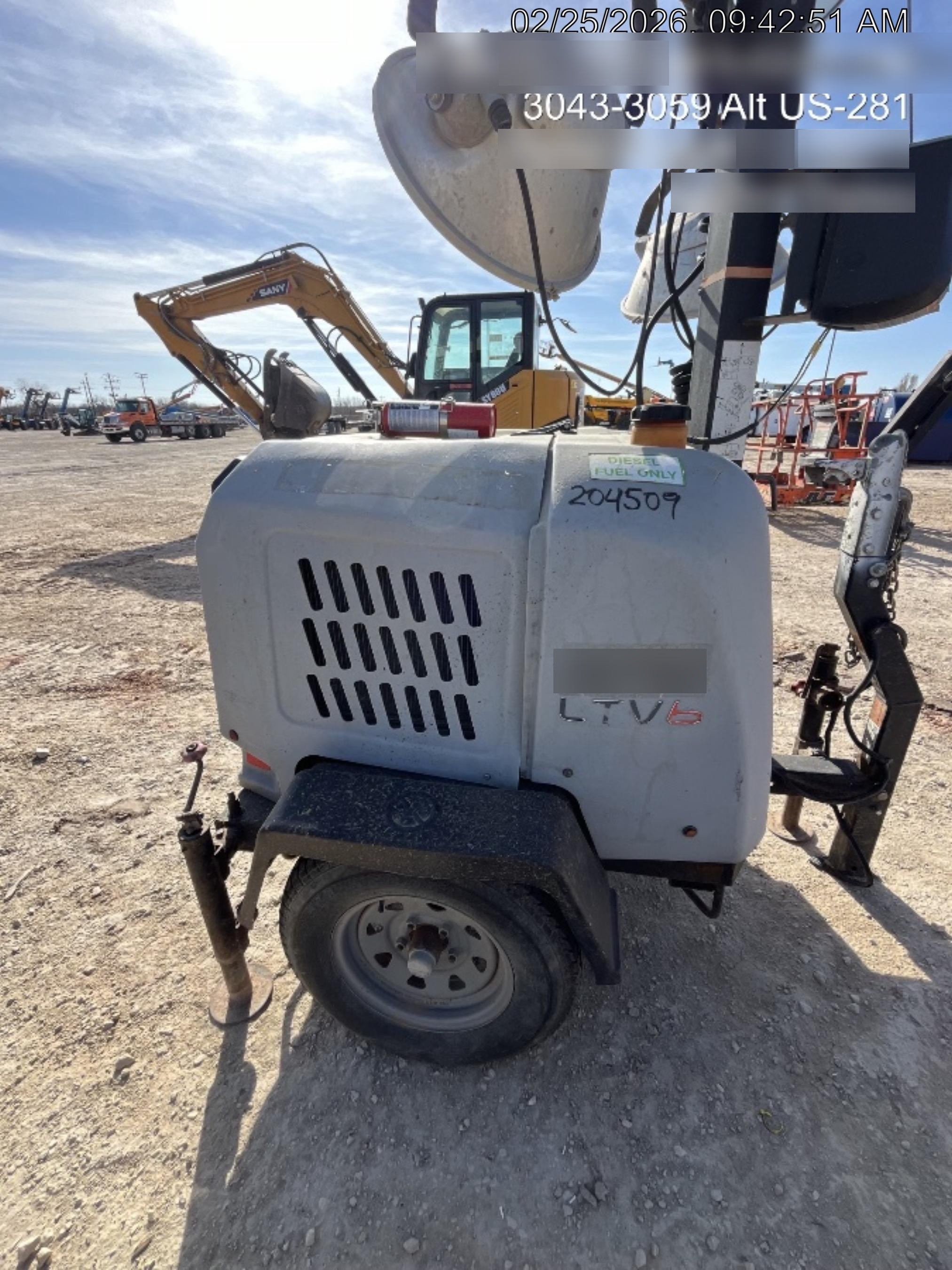 Wacker Neuson LTV6K-MH Power mast, 1100W MH