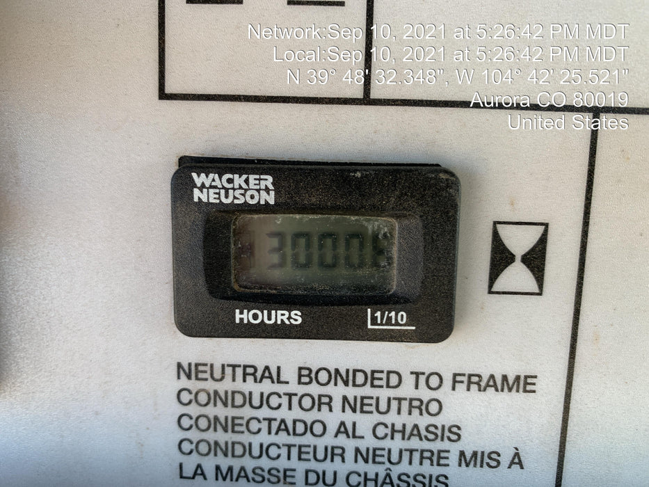 2019 Wacker Neuson LTV6L-MH Wacker Neuson LTV6L Mobile Light Tower w/Fuel Level Sensor Installed